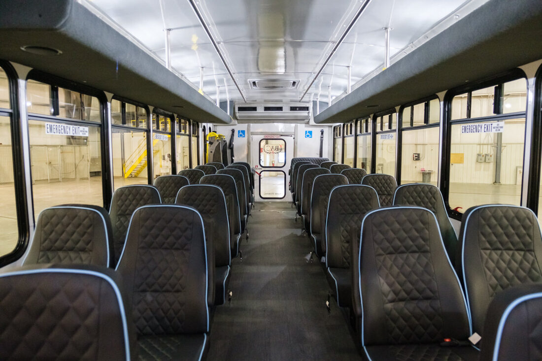Group Transit Van interior