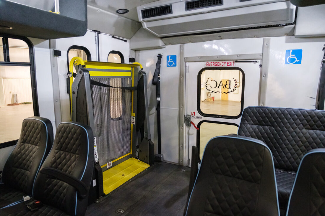 Group Transit Van interior