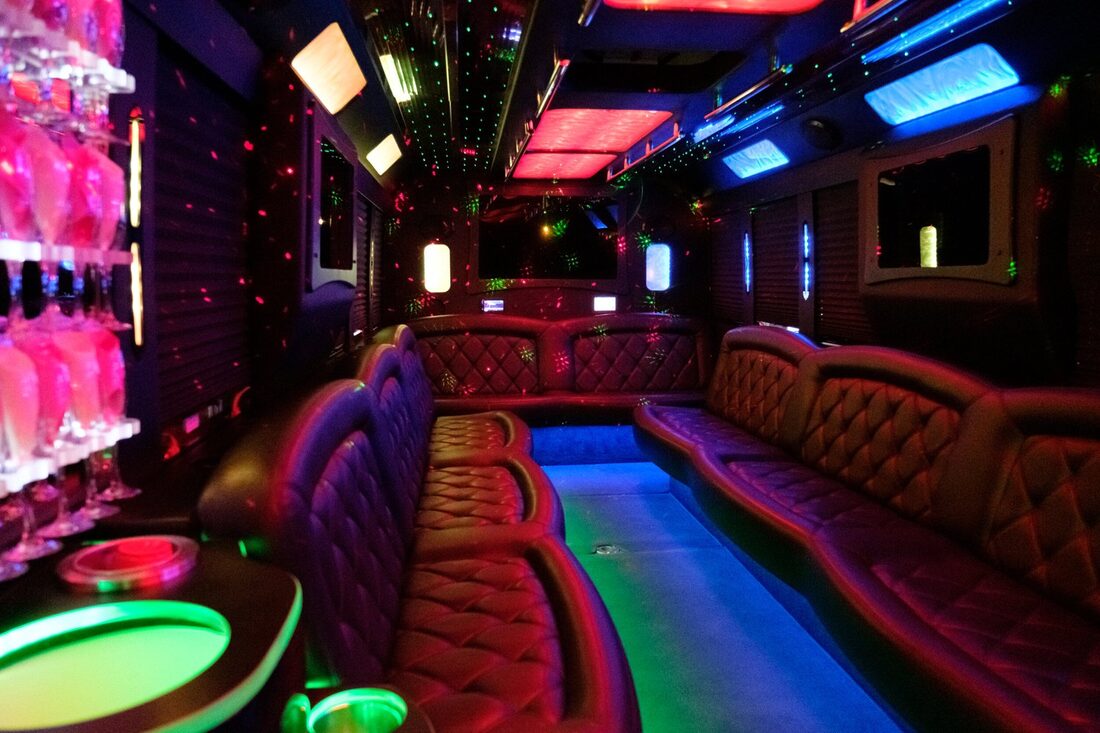 Limo / Party Bus interior